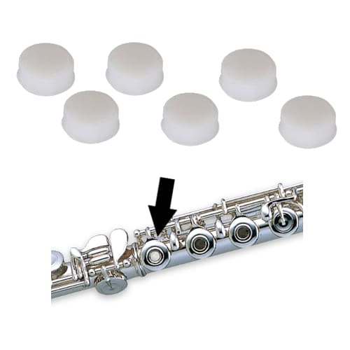 PEARL FLUTE PP005 - BOUCHONS DE CLES SILICONE POUR FLUTE (X6)