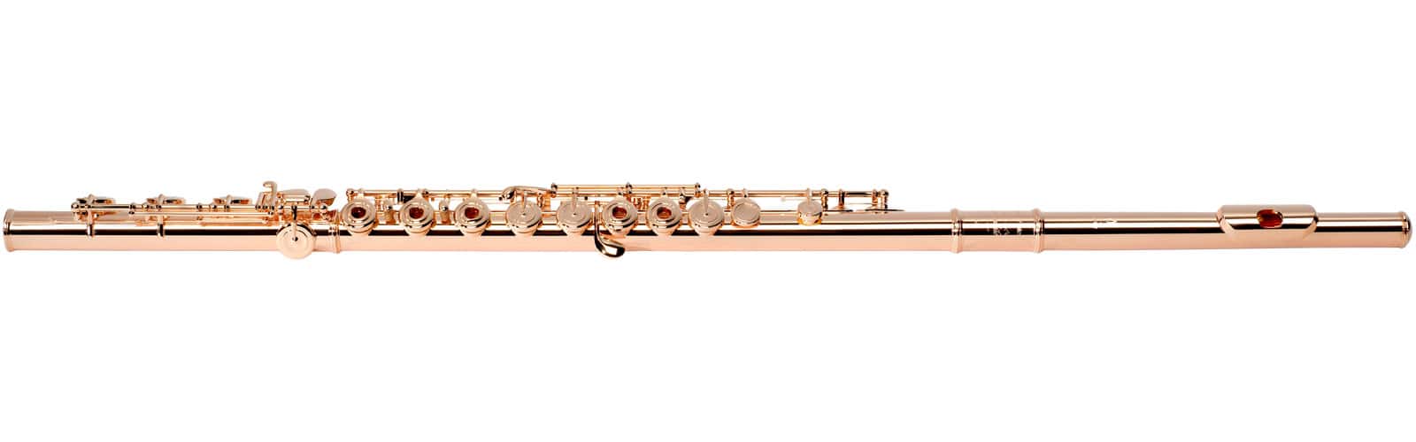 PEARL FLUTE CANTABILE - .925, PLAQUAGE OR ROSE (PATTE DE SI)