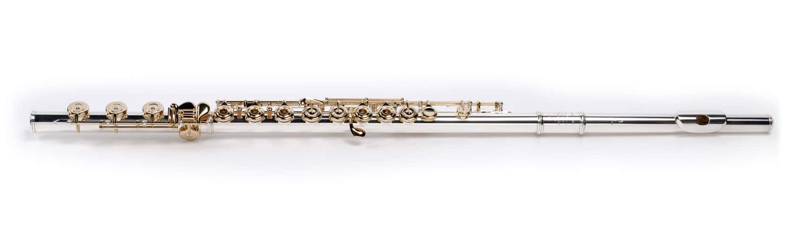 PEARL FLUTE MAESTA - .925, CLÉTAGE PLAQUÉ OR (PATTE DE SI)