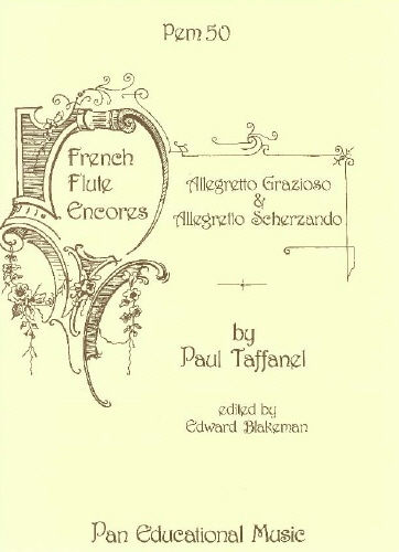 SPARTAN PRESS MUSIC TAFFANEL P. - ALLEGRETO GRAZIOSO & ALLEGRETO SCHERZANDO - FLUTE ET PIANO