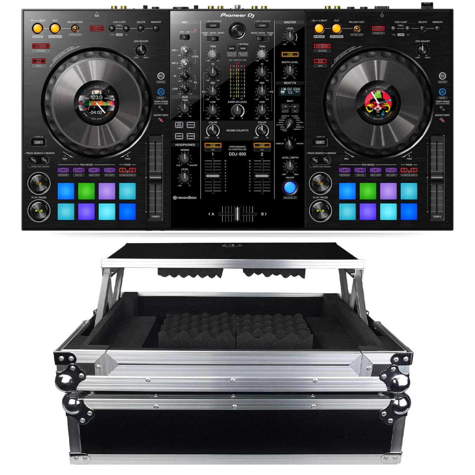 PIONEER DJ DDJ-800 + FLIGHTCASE