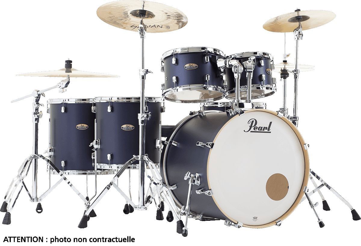 PEARL DRUMS DECADE MAPLE HYPER ROCK STUDIO 22 ULTRAMARINE VELVET