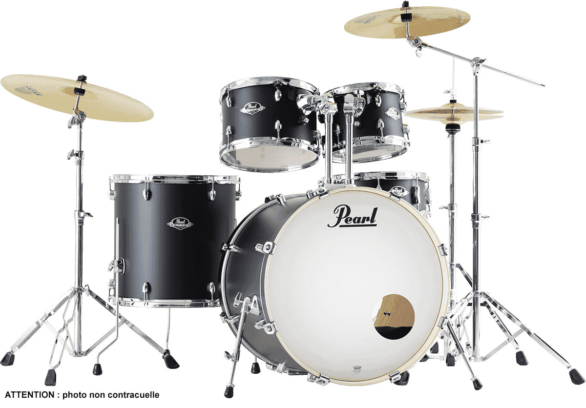 PEARL DRUMS EXPORT FUSION 20 SATIN SHADOW BLACK