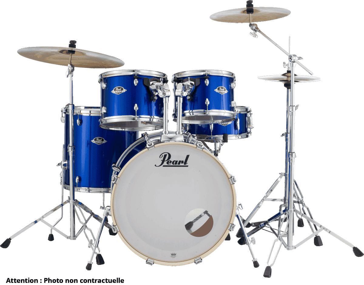 PEARL DRUMS EXPORT STANDARD 22 HIGH VOLTAGE BLUE