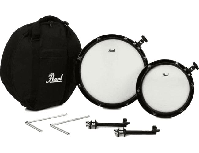 PEARL DRUMS COMPACT TRAVELER TOMS 10-14 AVEC ATTACHES TOMS ET HOUSSE