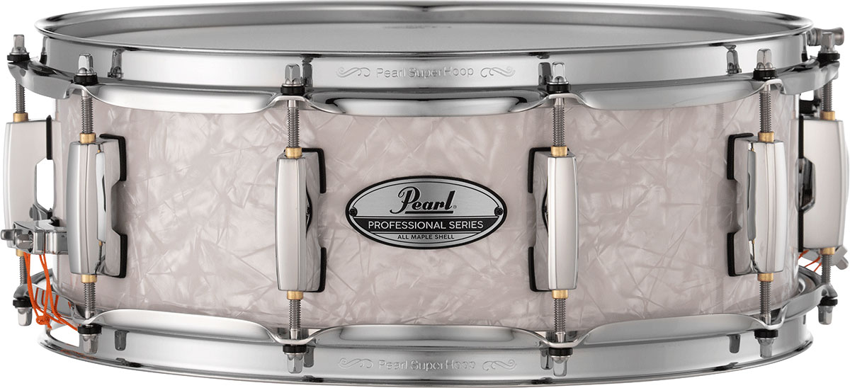 PEARL DRUMS MASTERS PROFESSIONAL 14X5 WHITE MARINE PEARL