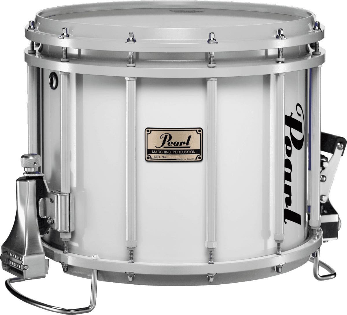 PEARL DRUMS MARCHING FFX MAPLE 14X12 PURE WHITE