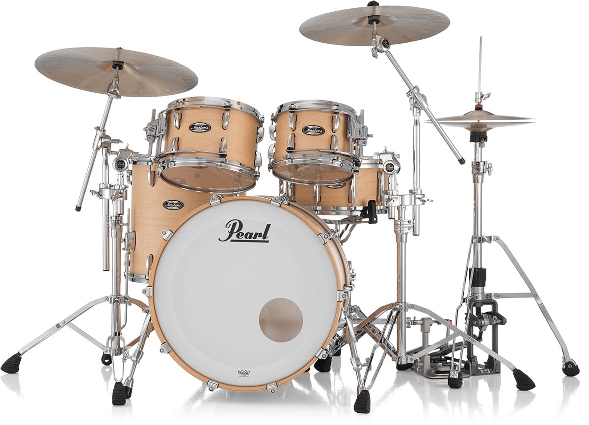 PEARL DRUMS MASTERS MAPLE STAGE 22 OPTIMOUNT PREMIUM MATTE NATURAL