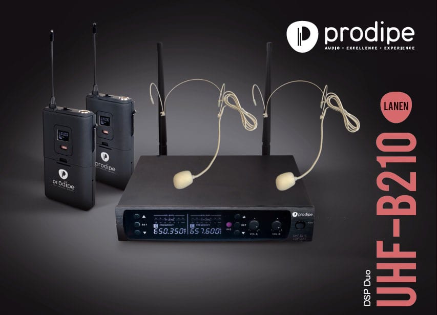 PRODIPE UHF B210 DSP HEADSET DUO 