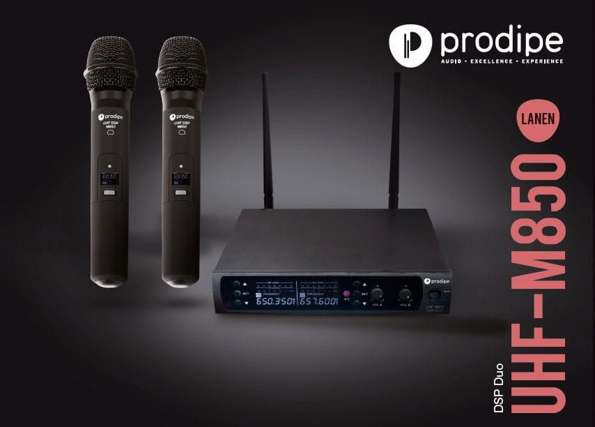 PRODIPE UHF M850 DSP DUO LANEN 