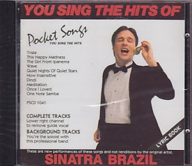 POCKET SONGS CD POCKET SONGS - HITS OF SINATRA BRAZIL- CD SING-ALONG 