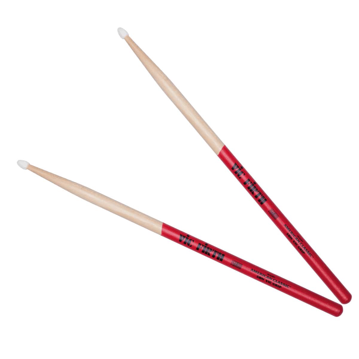 VIC FIRTH AMERICAN CLASSIC GRIP OLIVES NYLON - 5BNVG 