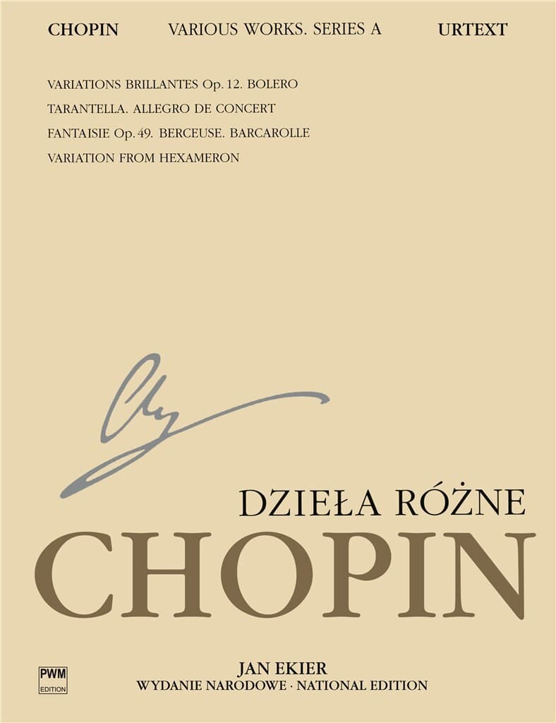 PWM CHOPIN F. (EKIER) - VARIOUS WORKS - PIANO