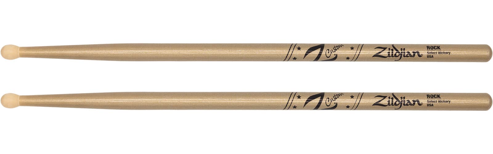 ZILDJIAN BAGUETTES Z-CUSTOM ROCK GOLD CHROMA