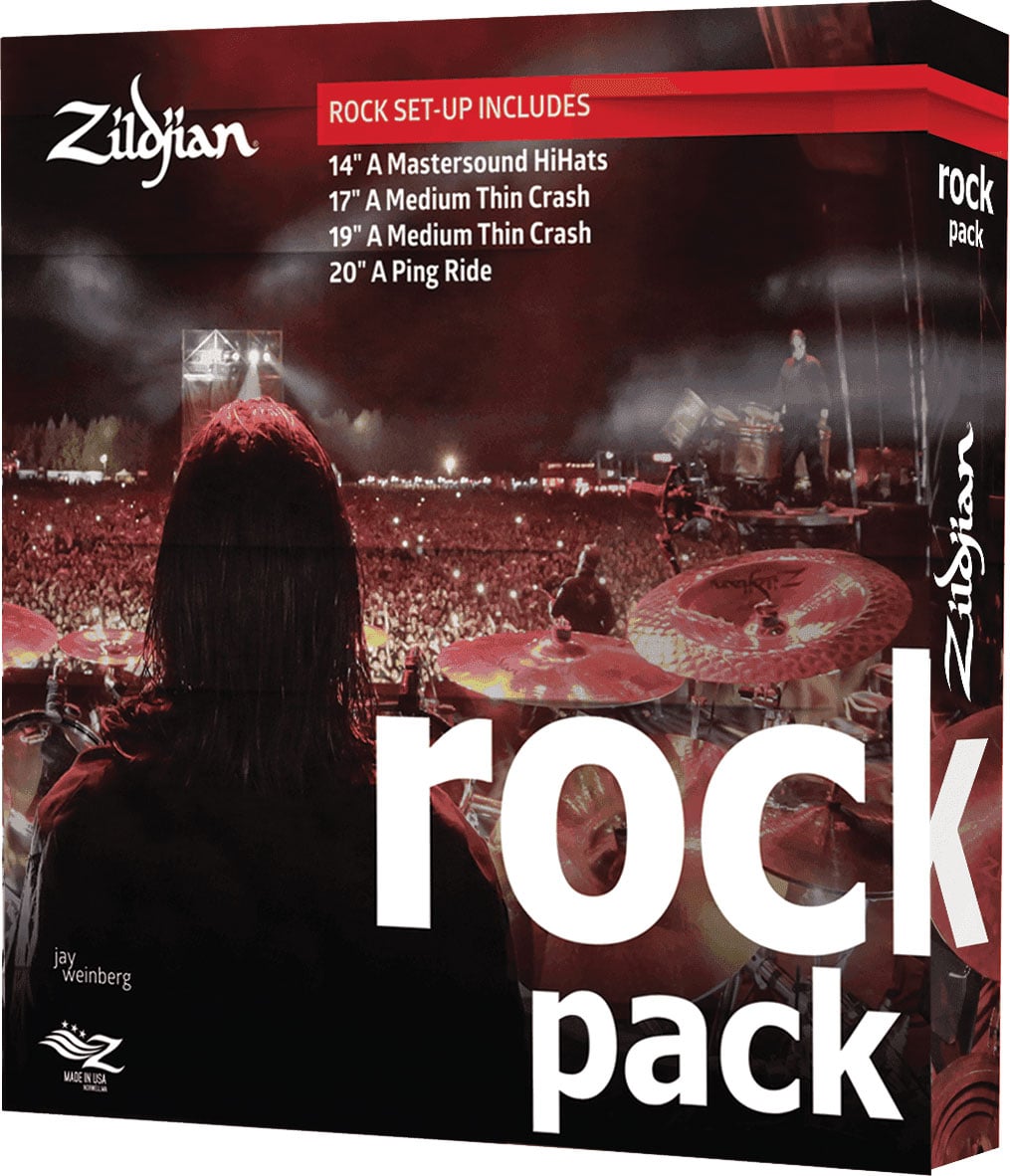 ZILDJIAN A0801R - PACK CYMBALES ROCK SERIE A