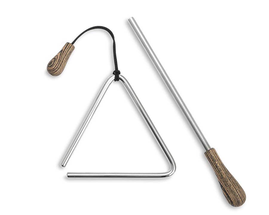 ROHEMA TRIANGLE EN ACIER 10CM + BAGUETTE