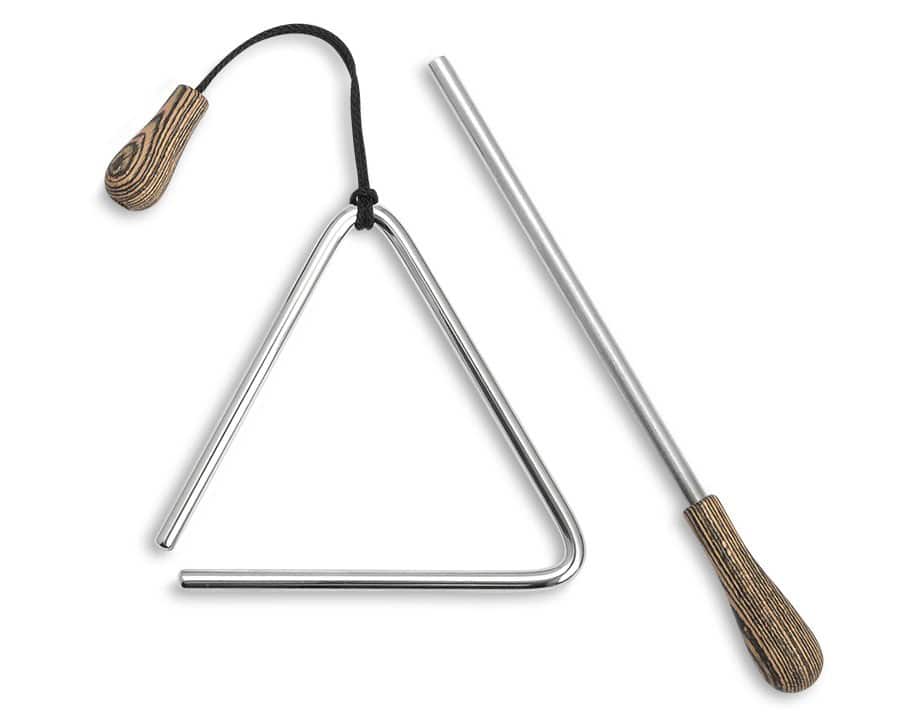 ROHEMA TRIANGLE EN ACIER 15CM + BAGUETTE