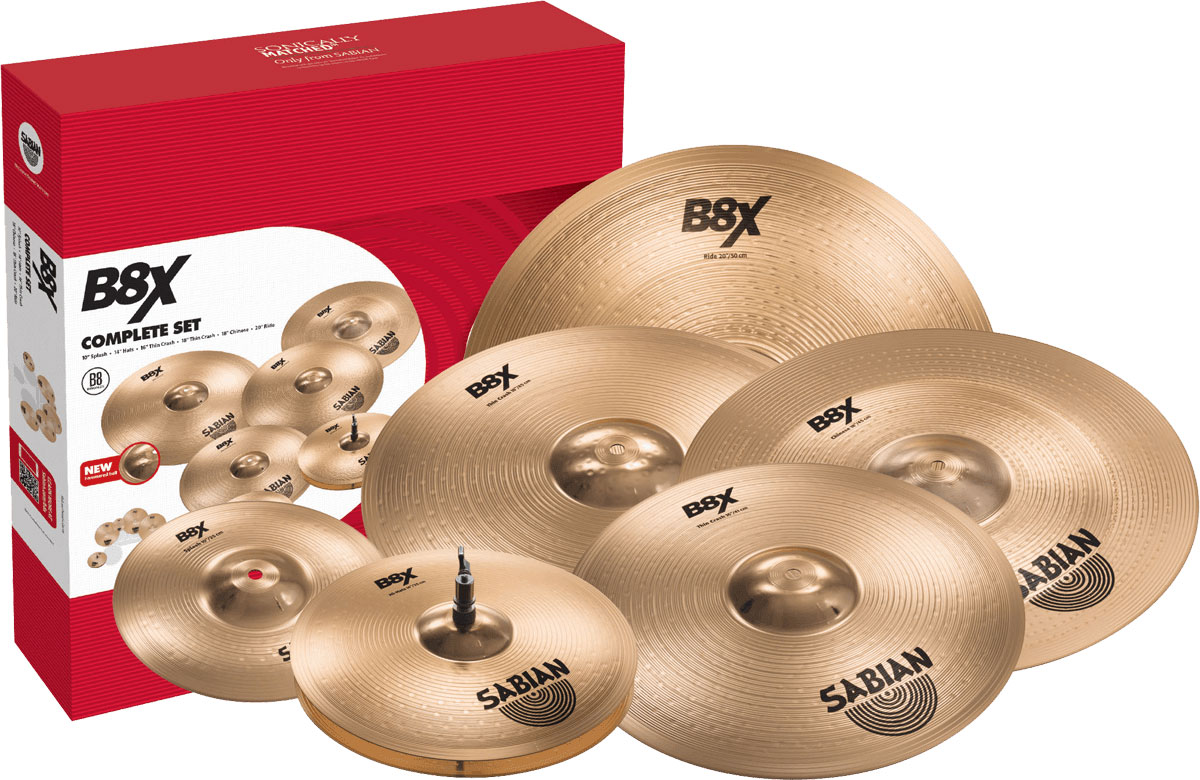 SABIAN SET B8X COMPLET