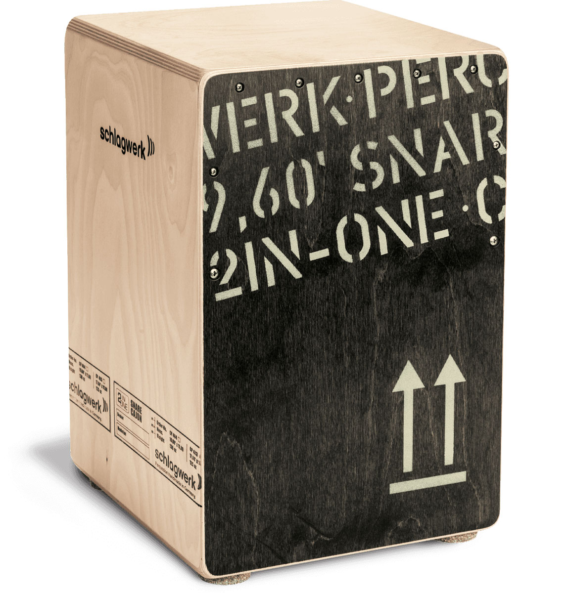 SCHLAGWERK CAJON 2 IN ONE CP403BLK 2INONE BLACK EDITION, MEDIUM