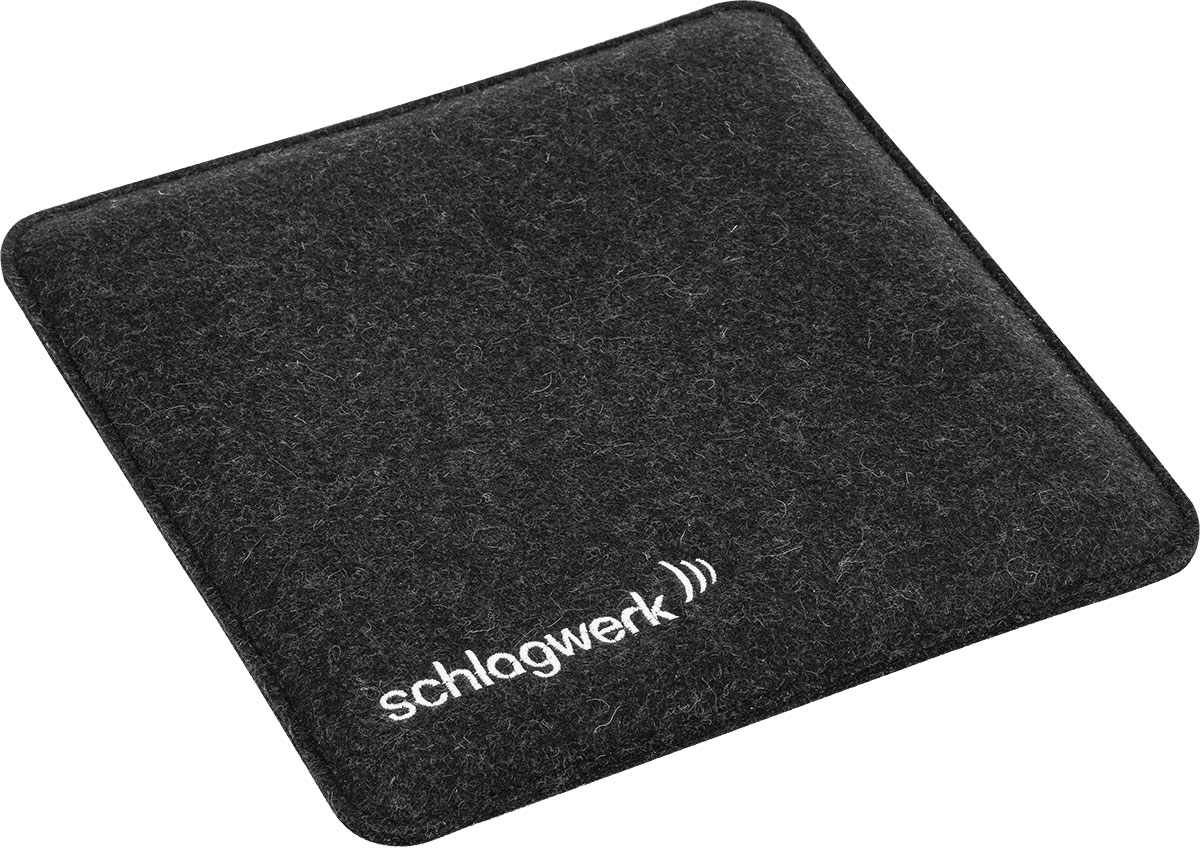 SCHLAGWERK CAJON ACCESSOIRES SP70BLK PAD EN FEUTRE NOIR