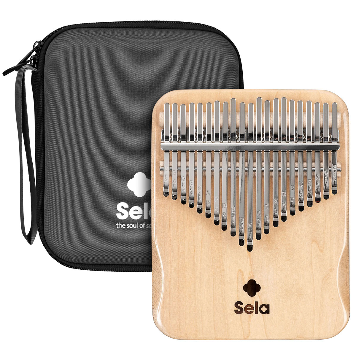 SELA PERCUSSION SELA KALIMBA 21 SOLID MAPLE