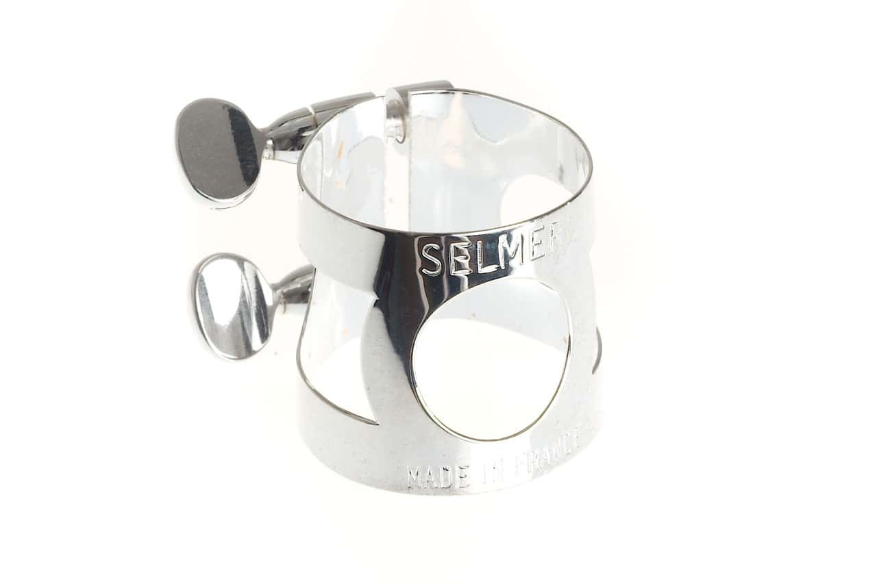 SELMER LIGATURE CLAR CONTREBASSE ARGENTÉE