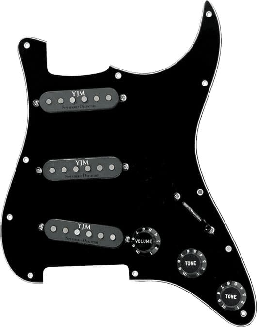 SEYMOUR DUNCAN STK-S10PGD - STACK - PLAQUE YJM FURY NOIR