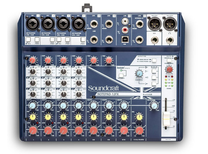 SOUNDCRAFT NOTEPAD-12FX