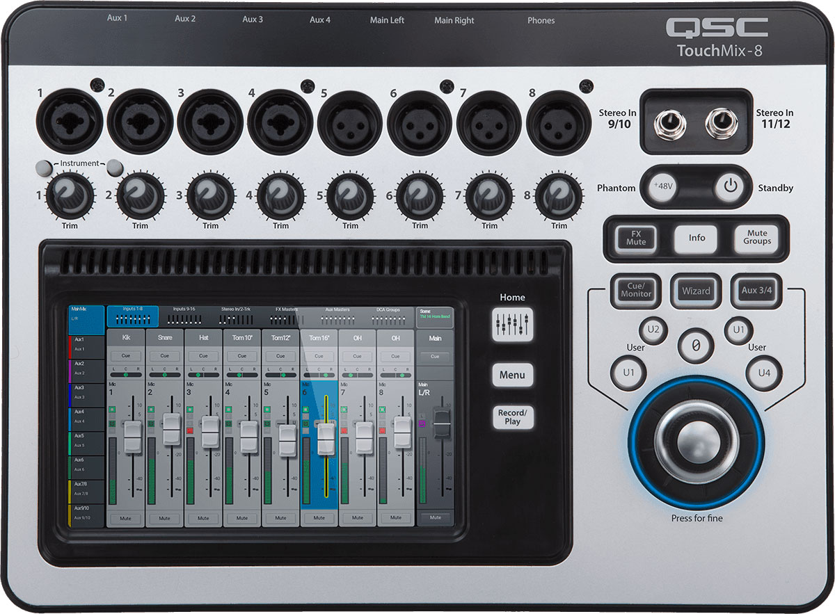 QSC PRO AUDIO TOUCHMIX-8