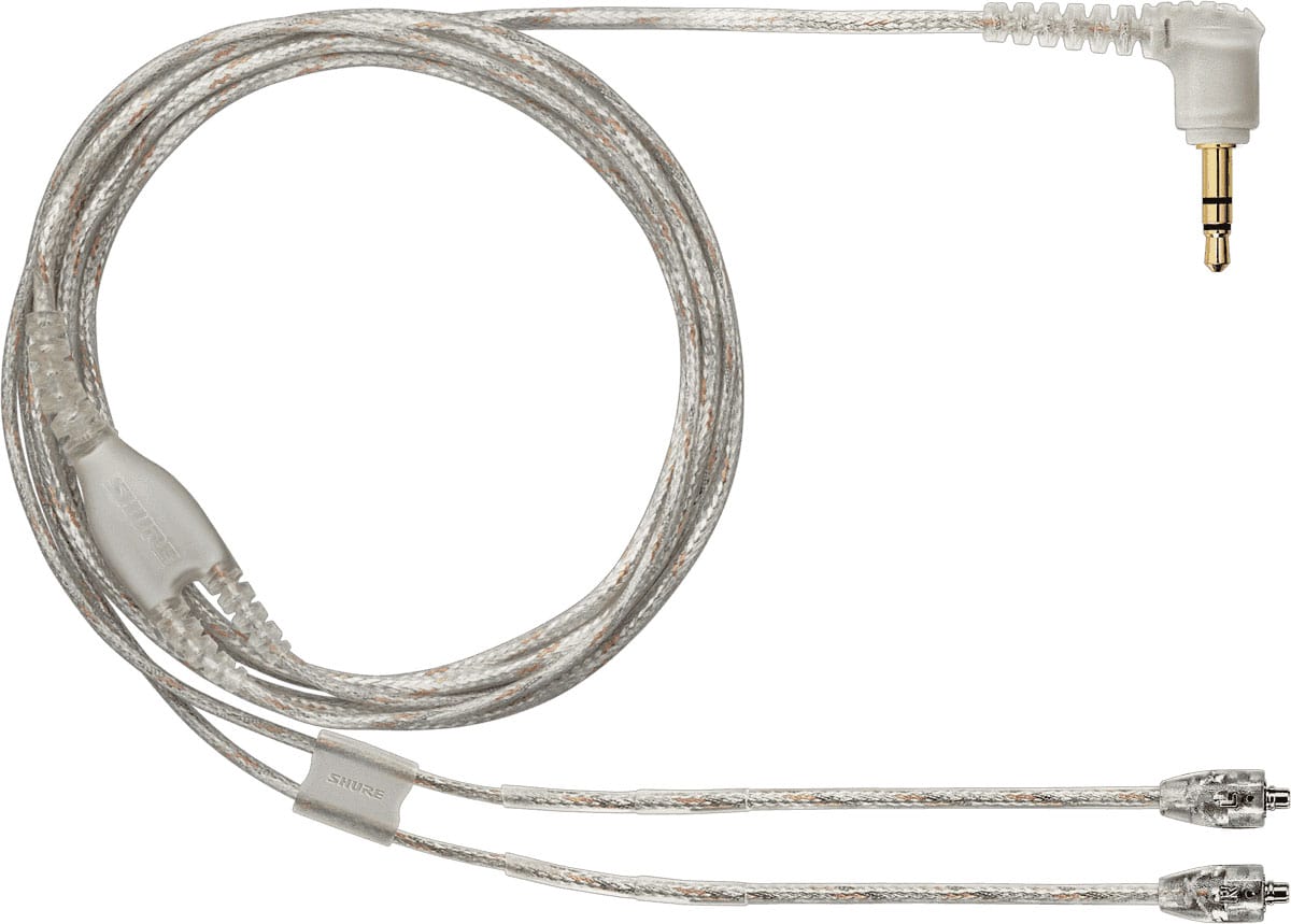 SHURE EAC46CLS-CBLE TRANSLUCIDE POUR SE846, 116 CM