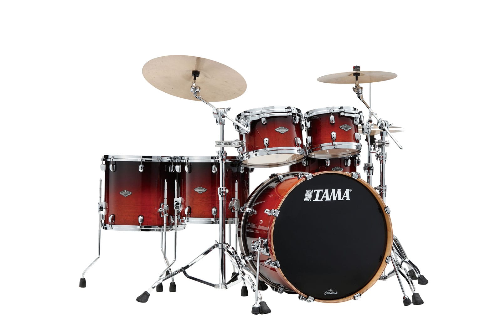 TAMA STARCLASSIC PERFORMER STAGE 22 DARK CHERRY FADE