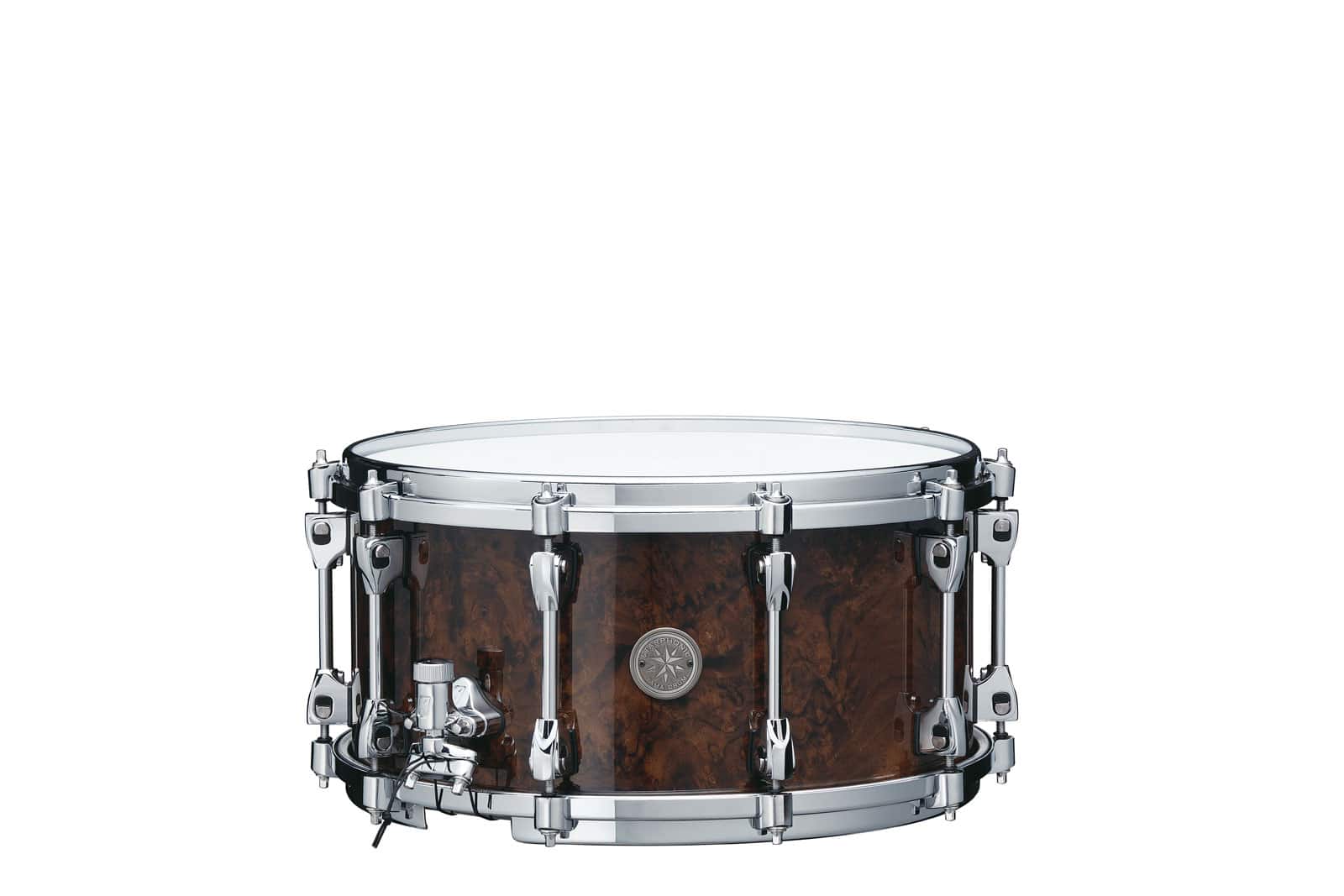 TAMA STARPHONIC WALNUT 14X7 SNARE DRUM GLOSS BLACK WALNUT BURL