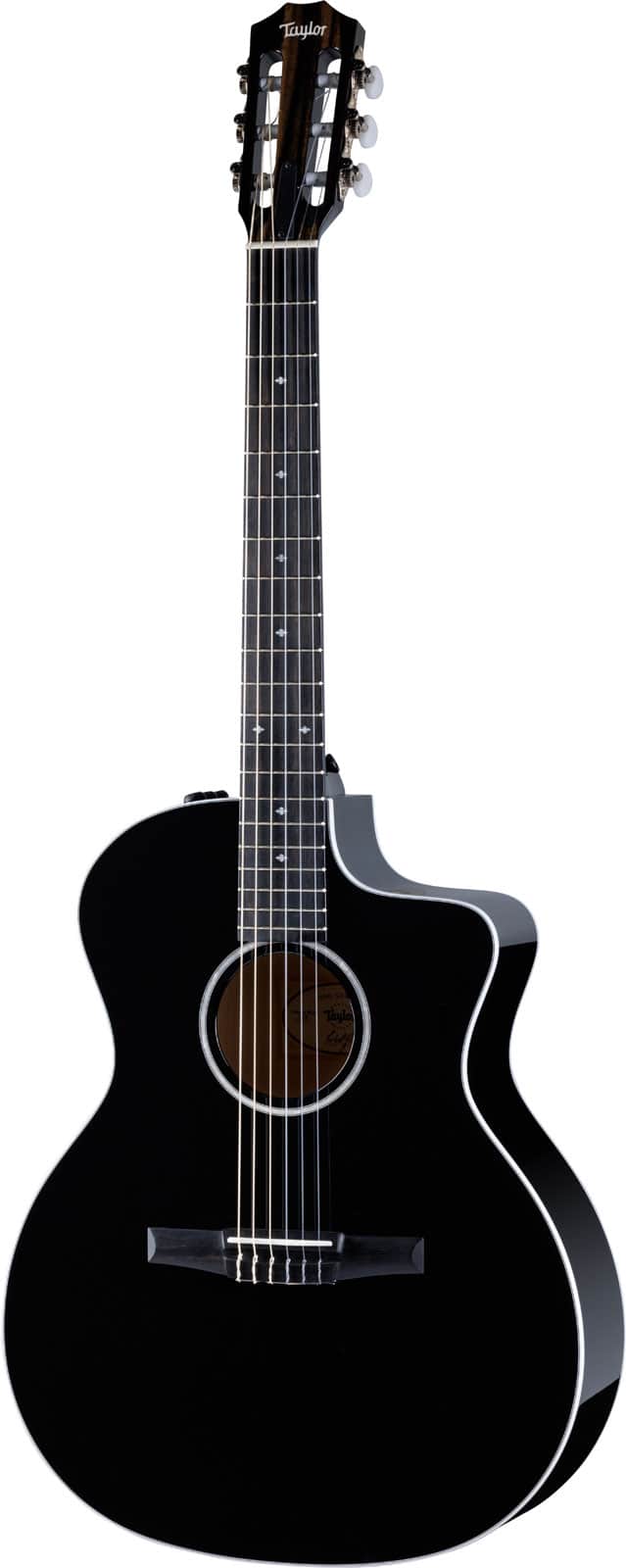 TAYLOR GUITARS 214CE-N DLX LTD BLACK GRAND AUDITORIUM