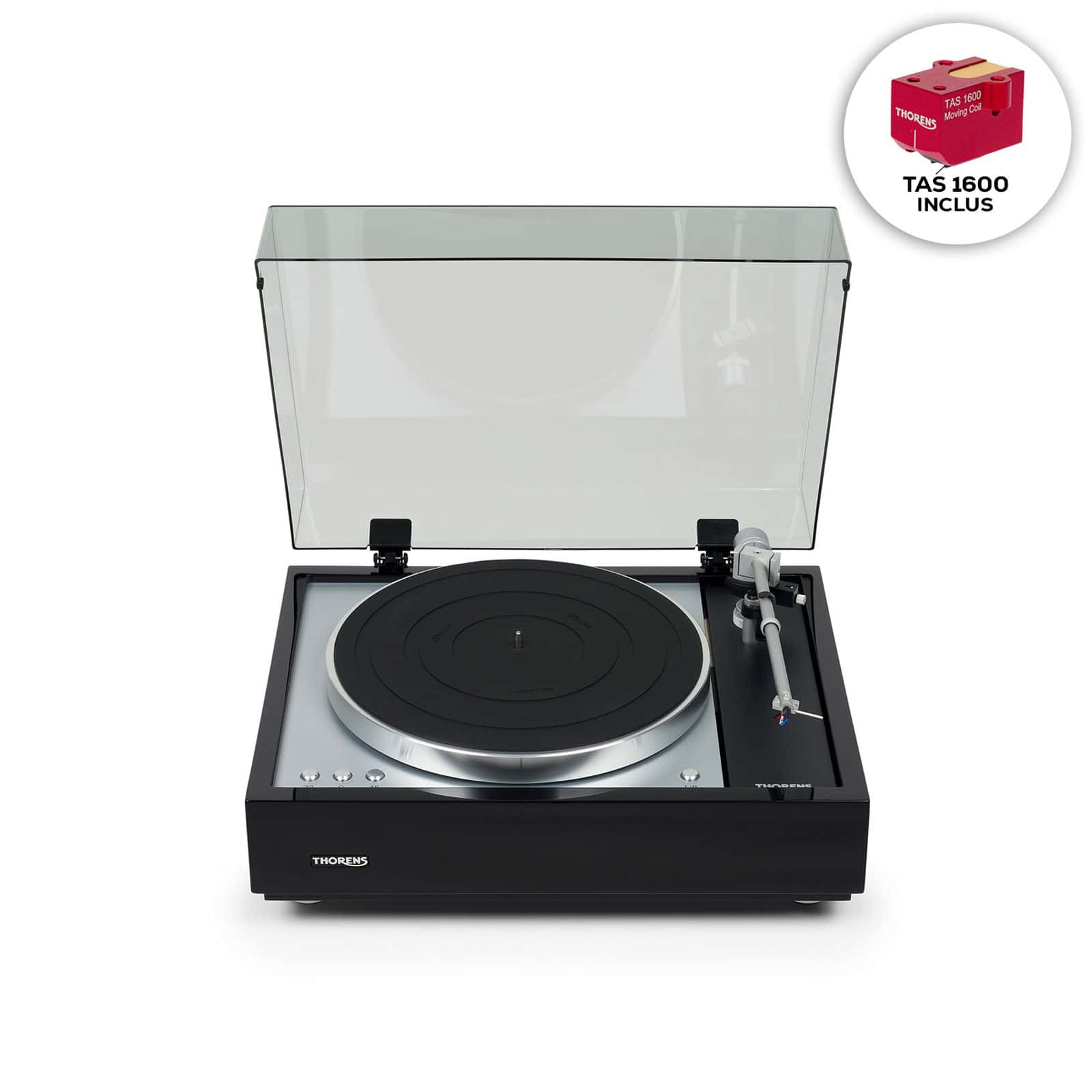 THORENS TD 1601 NOIR INCLUS TAS 1600