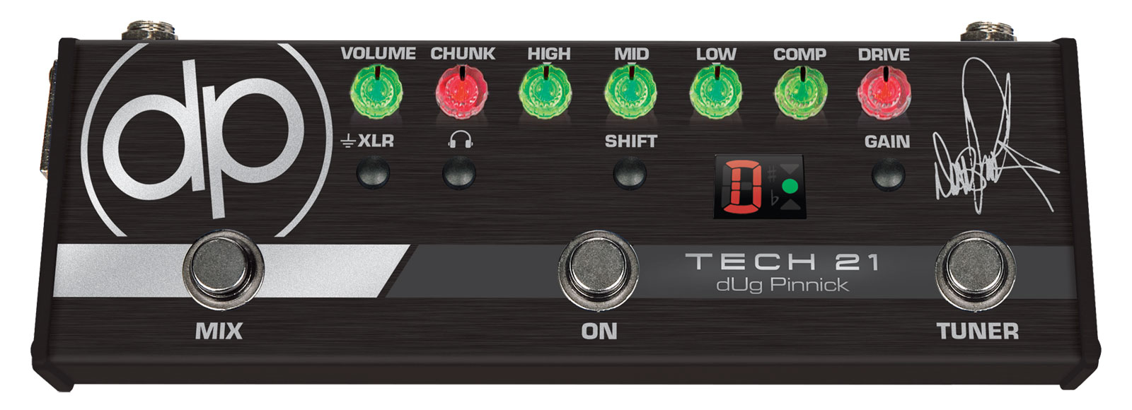 TECH21 DUG PINNICK DP-3X SIGNATURE PEDAL PREAMPLI POUR BASSE