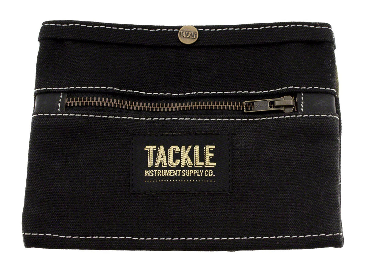 TACKLE INSTRUMENTS POCHETTE EN TOILE CIREE - NOIR