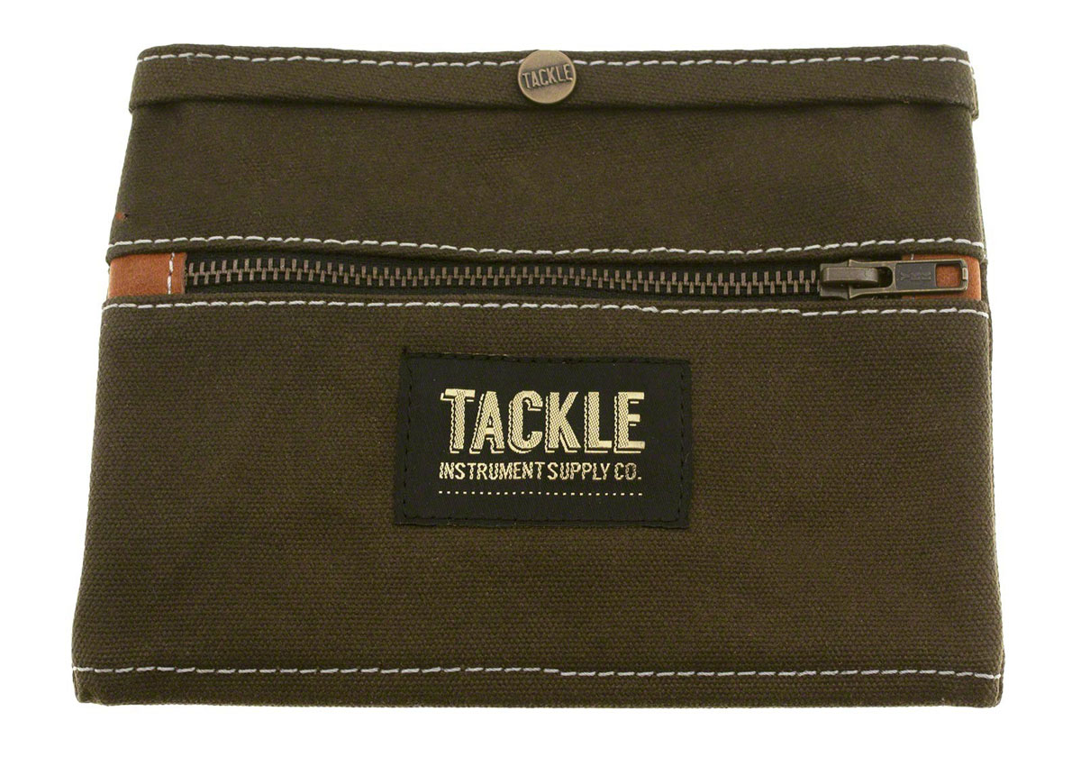 TACKLE INSTRUMENTS POCHETTE EN TOILE CIREE - VERT