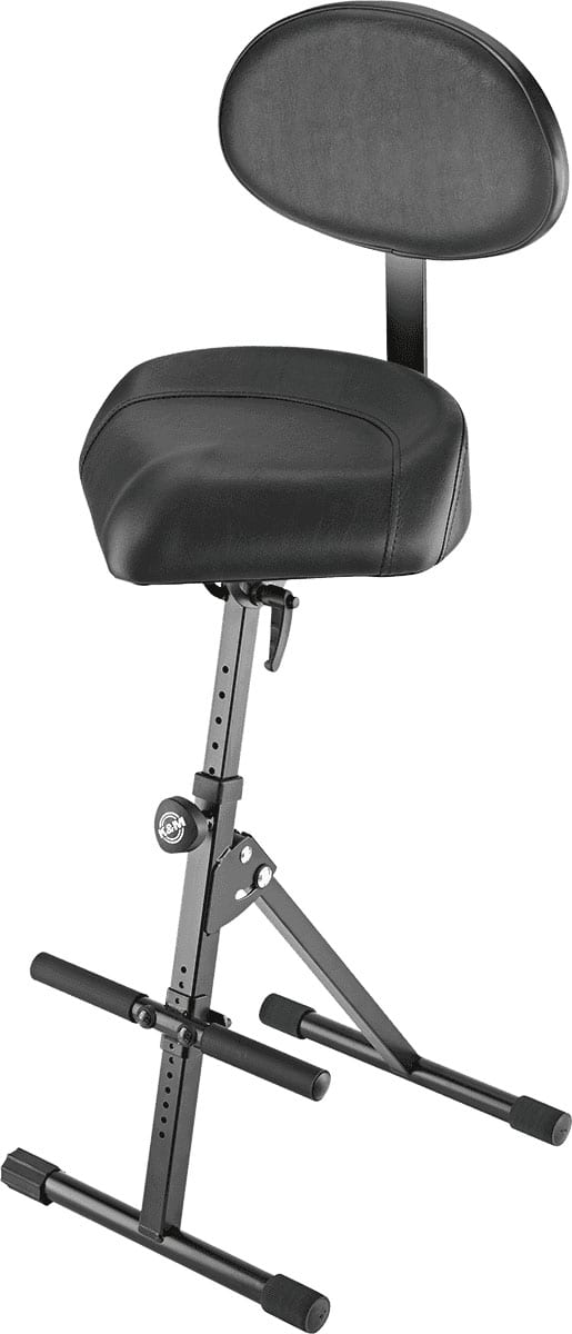 K&M TABOURET ERGONOMIQUE AVEC DOSSIER SIMILI CUIR