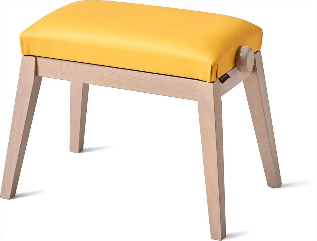 K&M BANC DE PIANO GRIS ASSISE JAUNE K&M 13942