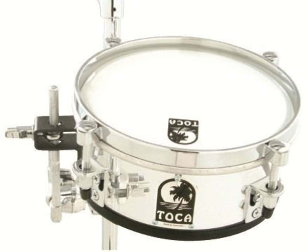 TOCA MINI TIMBALES ACRYLIQUE SMOKE 8'' BLACK - T-408AS