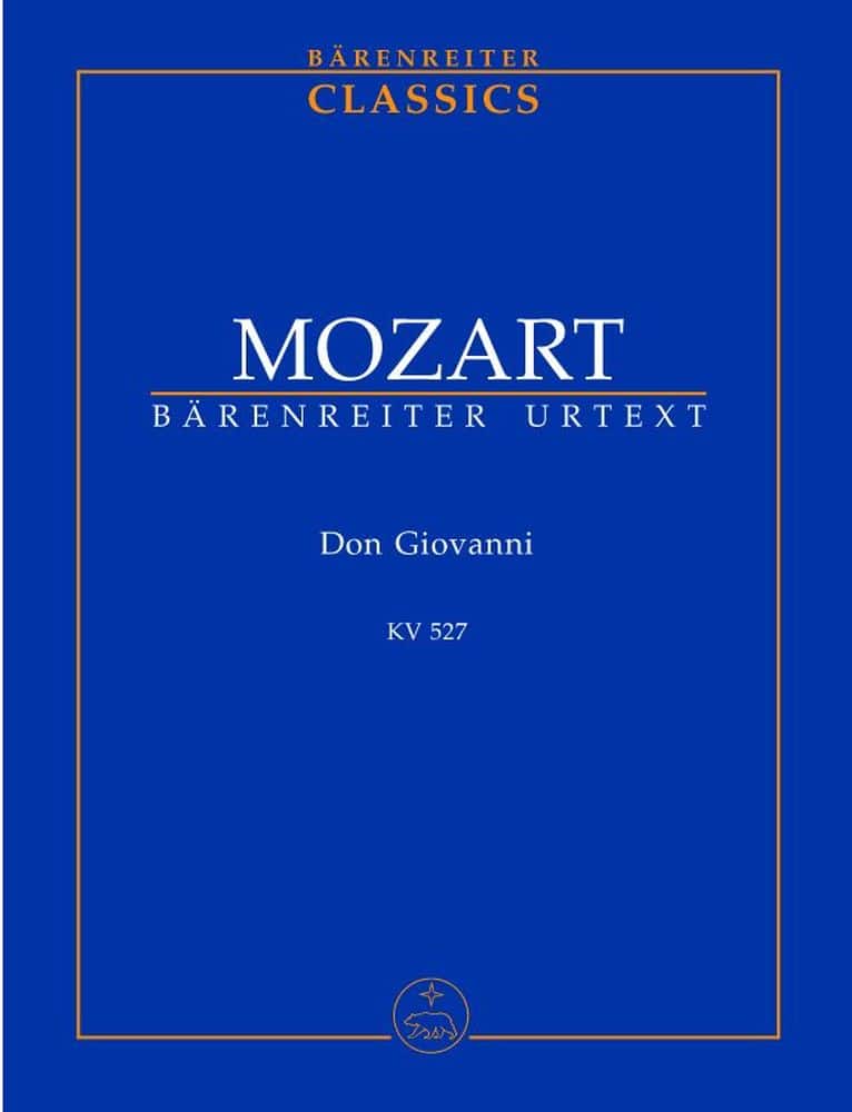 BARENREITER MOZART W.A. - DON GIOVANNI KV 527 - CONDUCTEUR POCHE