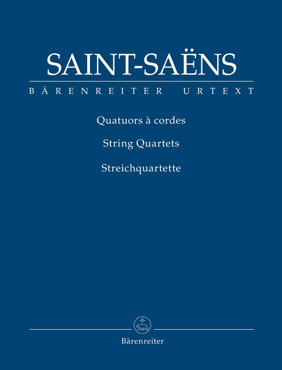 BARENREITER SAINT-SAENS CAMILLE - QUATUORS A CORDES - SCORE