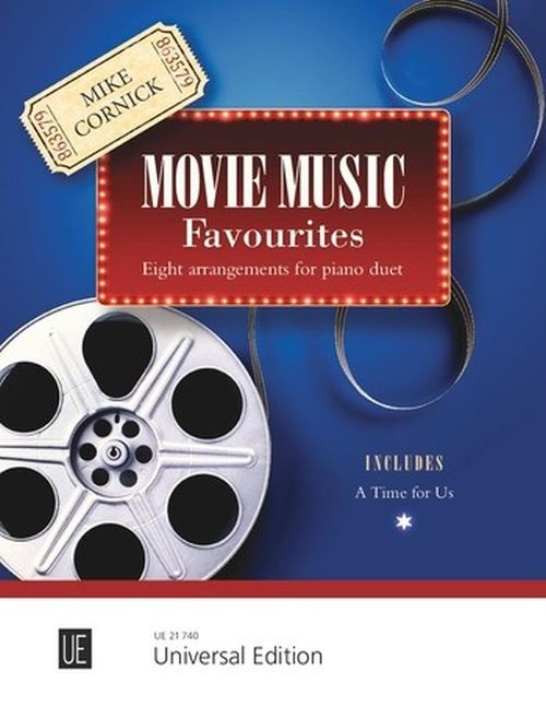 WIENER URTEXT EDITION CORNICK MIKE - MOVIE MUSIC FAVOURITES - PIANO 4 MAINS