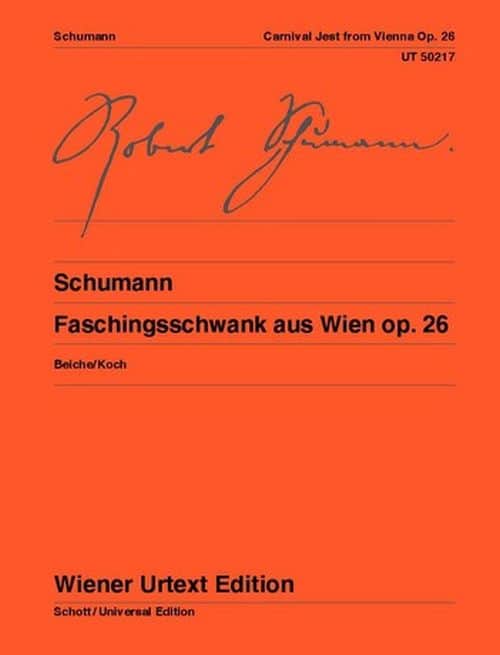 WIENER URTEXT EDITION SCHUMANN ROBERT - FASCHINGSSCHWANK AUS WIEN OP.26 - PIANO