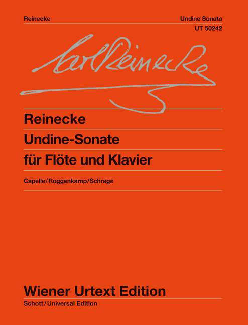 WIENER URTEXT EDITION REINECKE - UNDINE OP.167 - FLUTE / PIANO