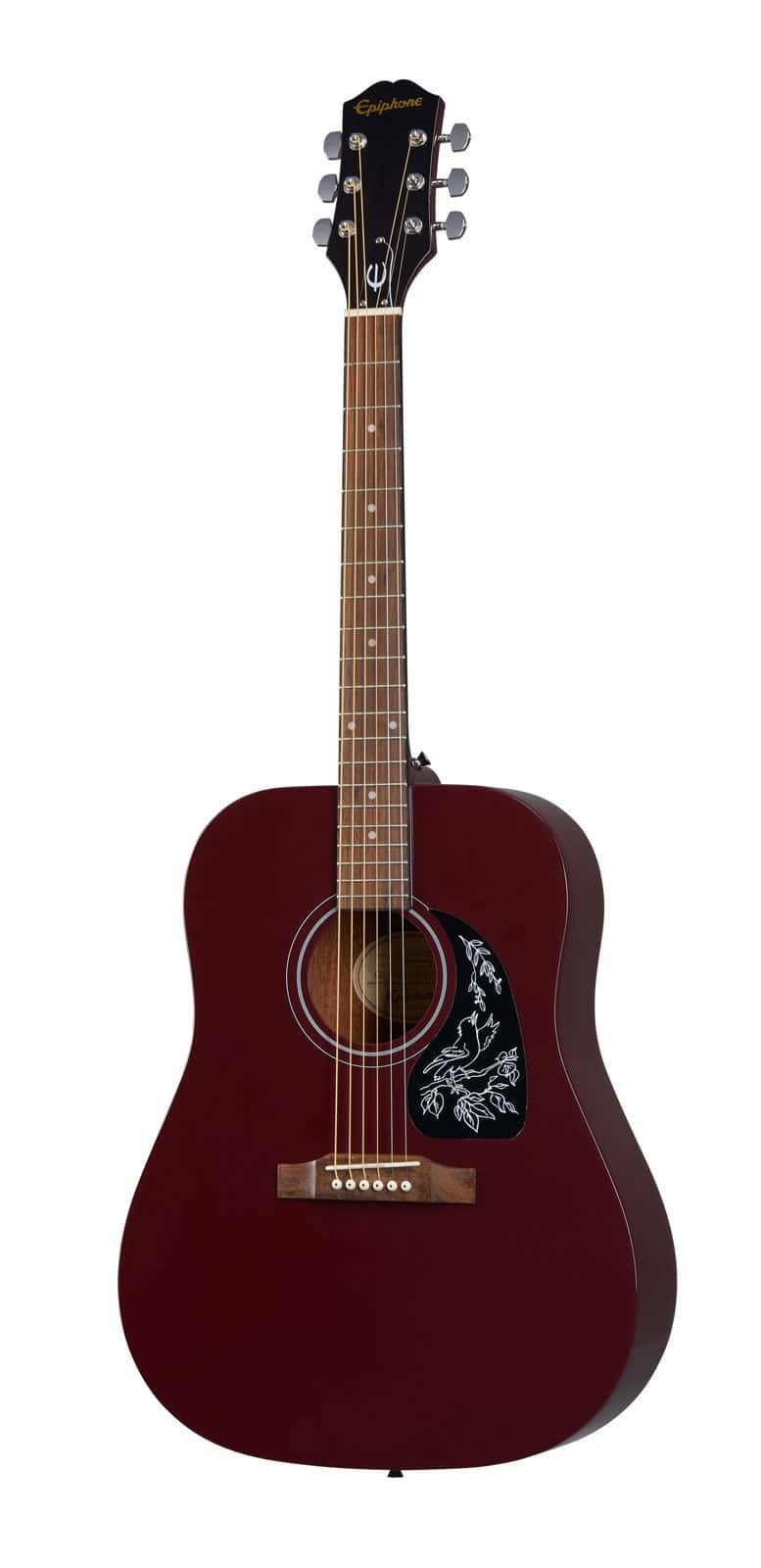 EPIPHONE E1 STARLING SQUARE SHOULDER DREADNOUGHT WINE RED