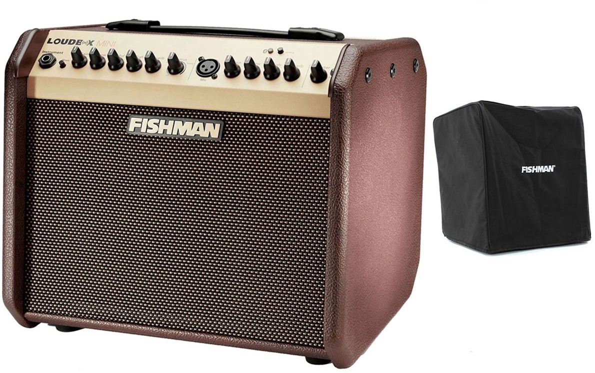 FISHMAN AMPS PACK LOUDBOX MINI BLUETOOTH 60W + HOUSSE OFFERTE