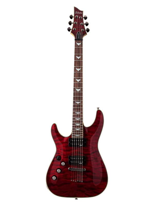 SCHECTER OMEN EXTREME LH BLACK CHERRY