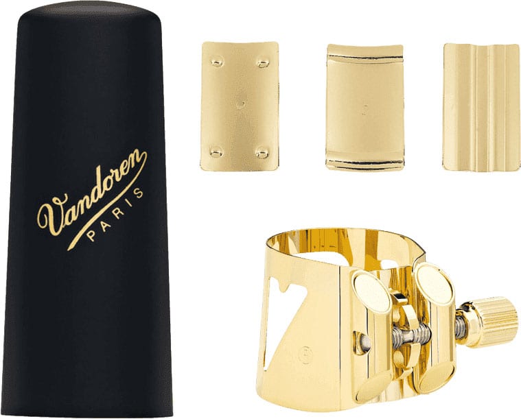 VANDOREN LIGATURE OPTIMUM - SAX TENOR + COUVRE BEC PLASTIQUE