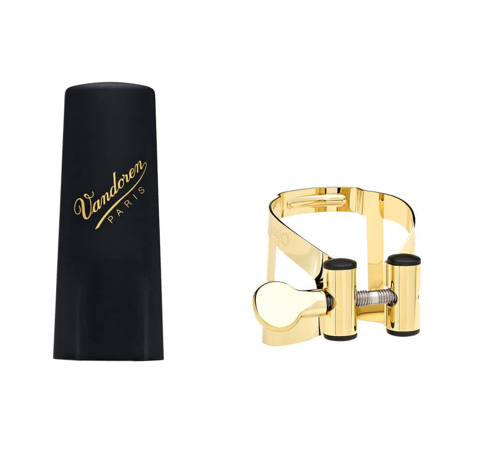 VANDOREN LIGATURE M/O SOPRANO OR COUVRE BEC PLASTIQUE